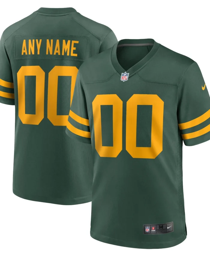 Green Bay Packers Alternate Custom Jersey - Green