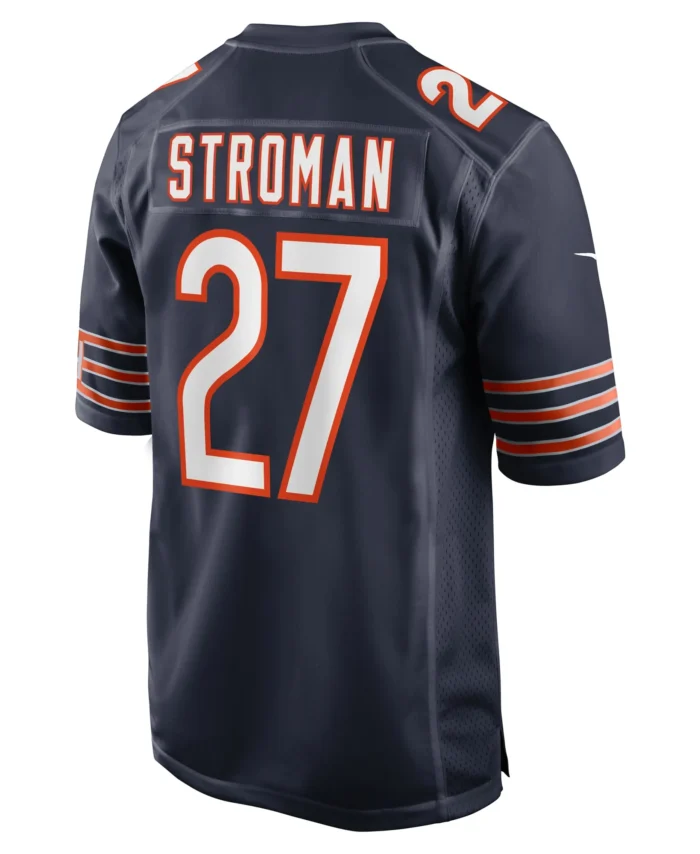 Greg Stroman Chicago Bears Team Game Jersey -  Navy