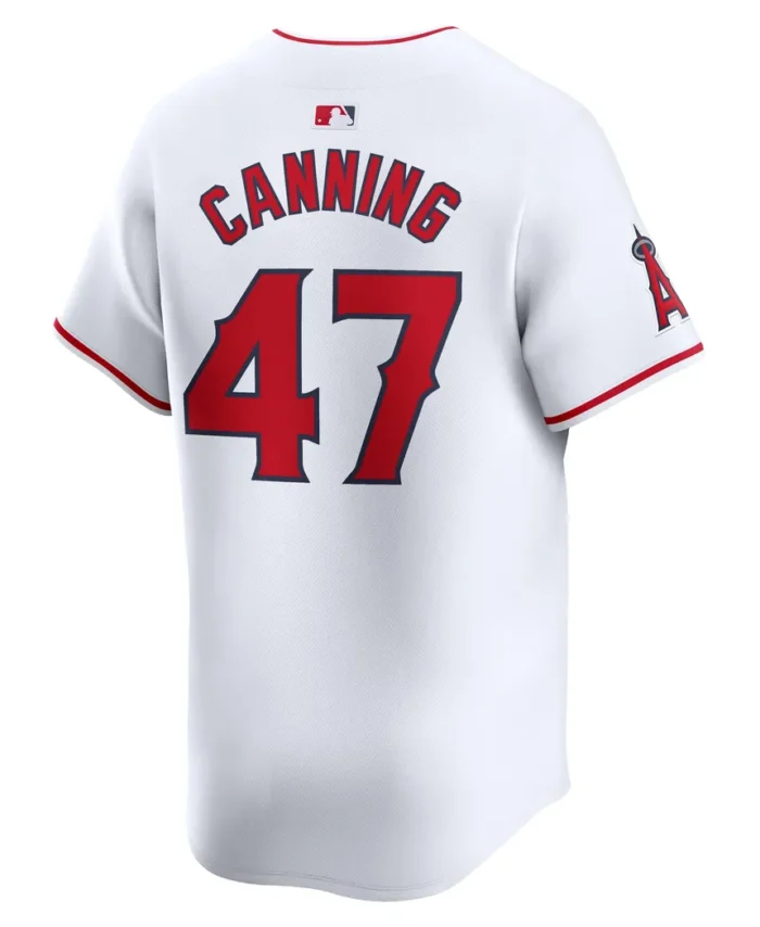 Griffin Canning Los Angeles Angels Home Limited Player Jersey - White