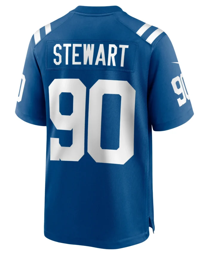 Grover Stewart Indianapolis Colts Game Jersey - Royal