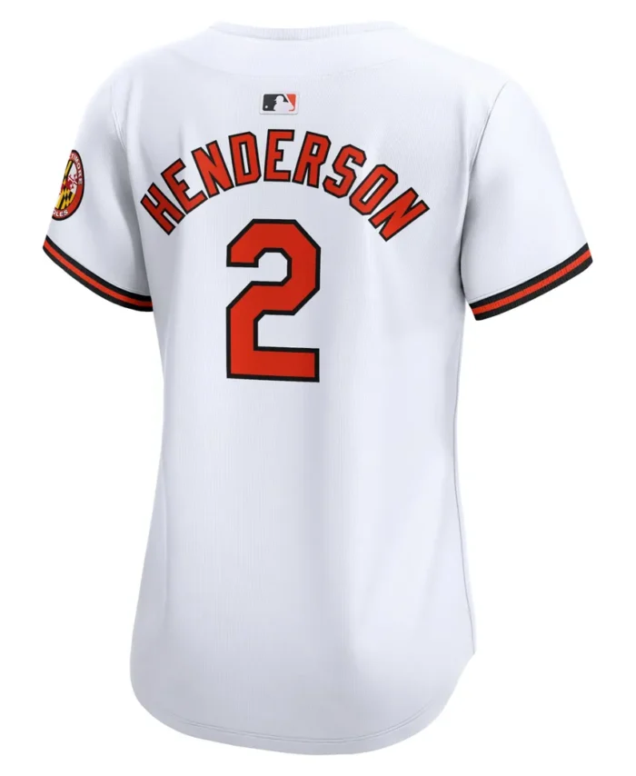 Gunnar Henderson Baltimore Orioles Women  Home Limited Player Jersey - White