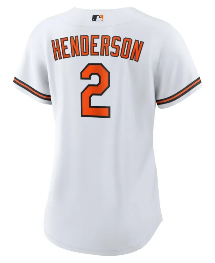 Gunnar Henderson Baltimore Orioles Women Replica Player Jersey - White