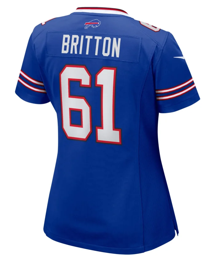 Gunner Britton Buffalo Bills Women's Game Jersey -  Royal