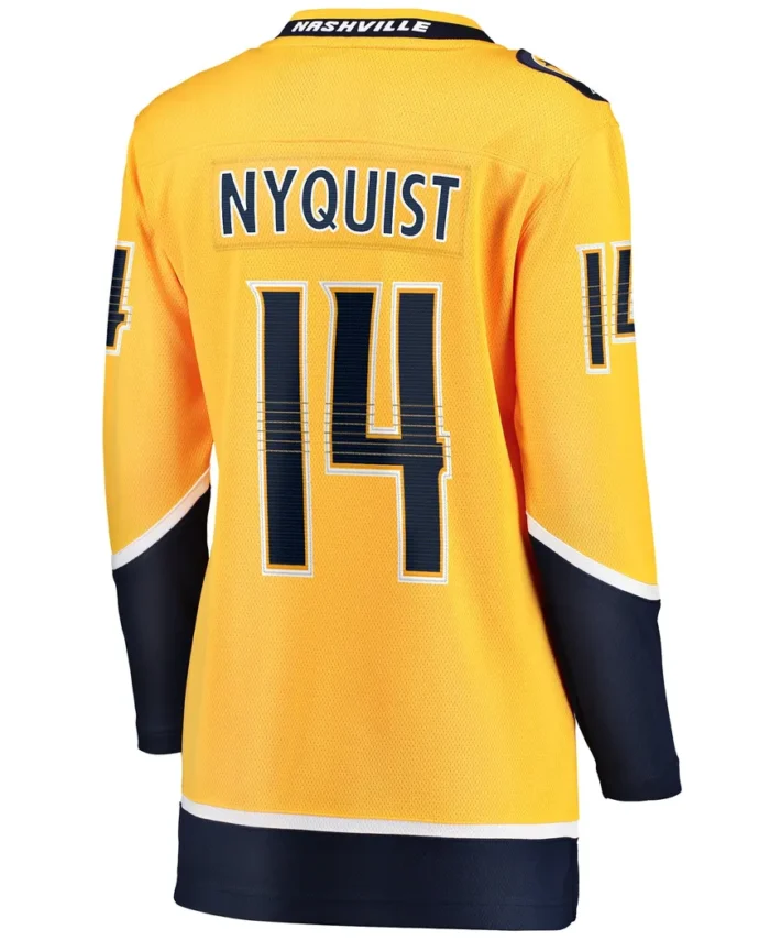 Gustav Nyquist Nashville Predators Fanatics Women Home Breakaway Player Jersey - Gold