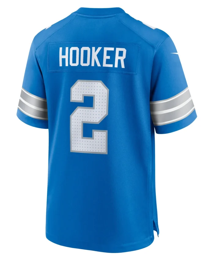 Hendon Hooker Detroit Lions Team Game Jersey -  Blue