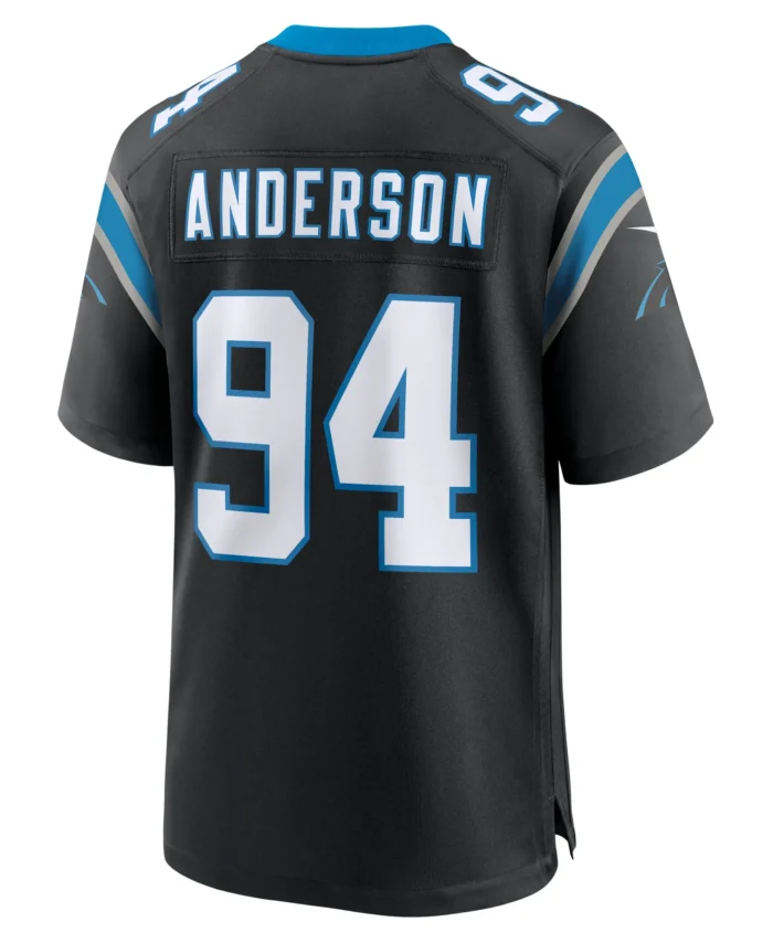 Henry Anderson Carolina Panthers Team Game Jersey - Black