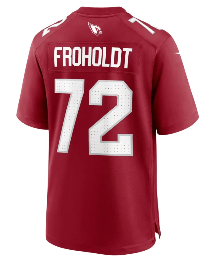 Hjalte Froholdt Arizona Cardinals Team Game Jersey -  Cardinal