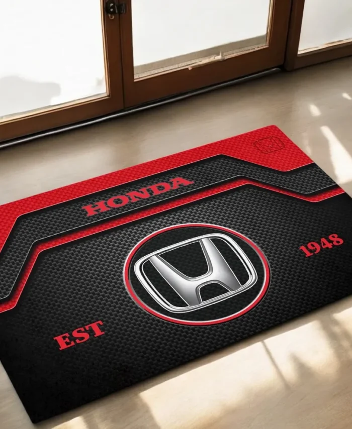 Sedan Doormat, Automotive Logo Style Floor Mat CAR162