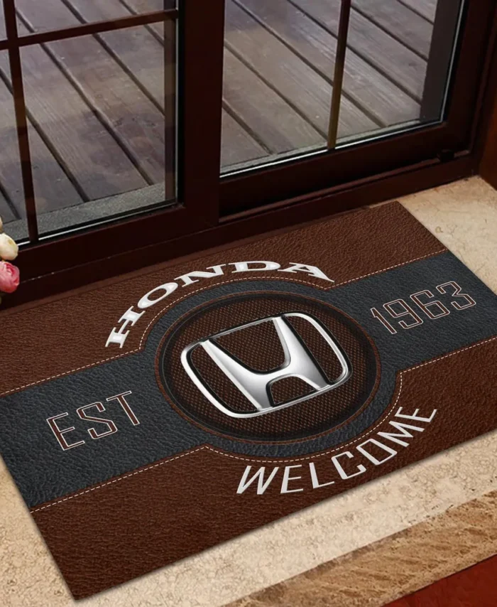 Passenger Vehicle Doormat, All Over Print Doormat For Car Fans CAR169 - Brown