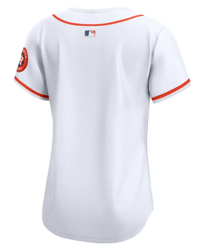 Houston Astros Women Home Limited Jersey - White