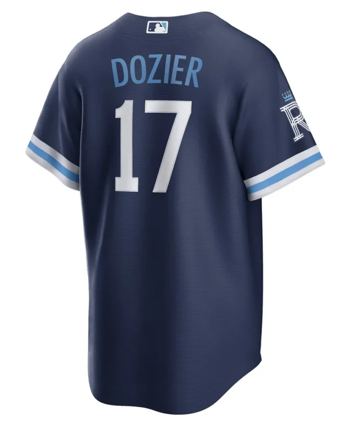 Hunter Dozier Kansas City Royals City Connect Replica Player Jersey - Navy