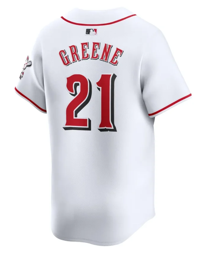 Hunter Greene Cincinnati Reds Home Limited Player Jersey - White