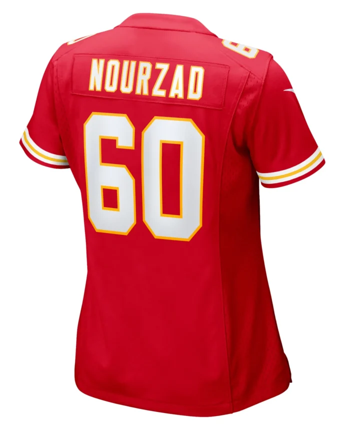 Hunter Nourzad Kansas City Chiefs Women's  Game Jersey -  Red