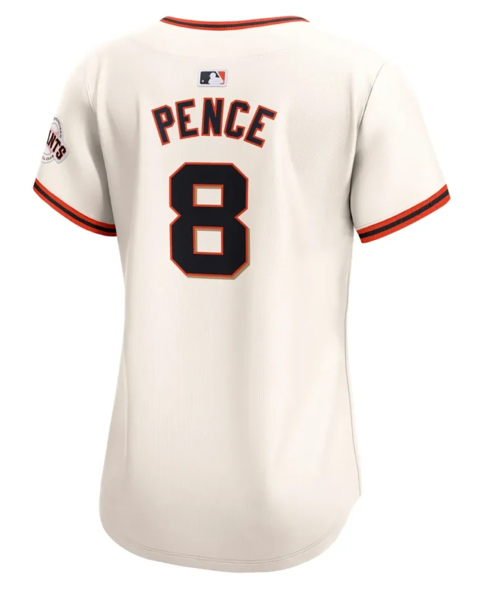 Hunter Pence San Francisco Giants Women Home Limited Player Jersey - Cream