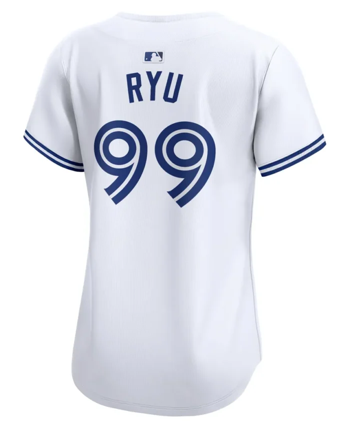 Hyun Jin Ryu Toronto Blue Jays Women Home Limited Player Jersey - White