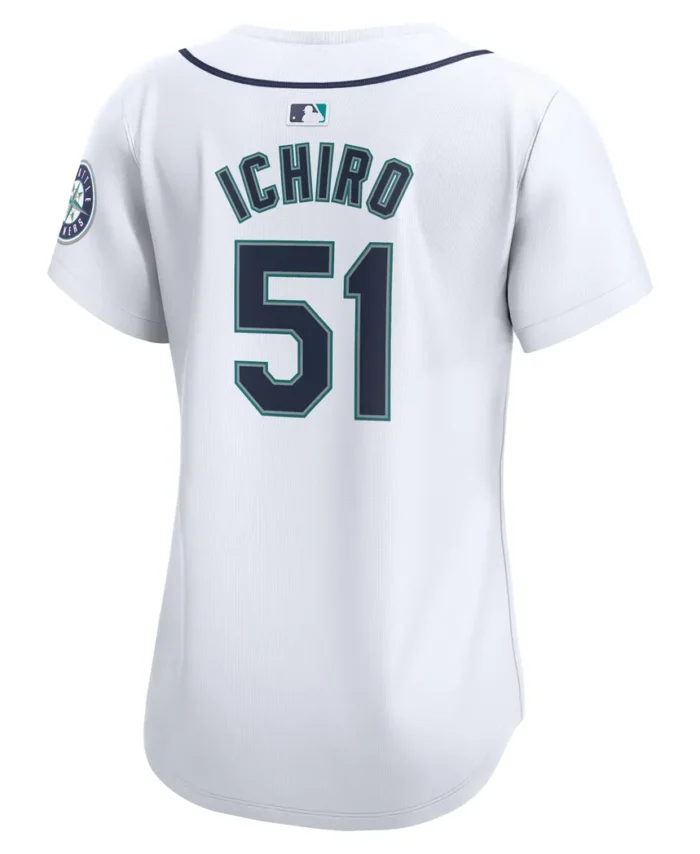 Ichiro Suzuki Seattle Mariners Women Home Limited Player Jersey- White