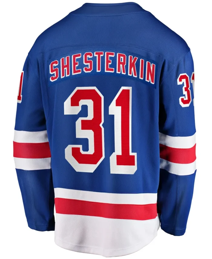 Igor Shesterkin New York Rangers Fanatics Home Breakaway Player Jersey - Blue