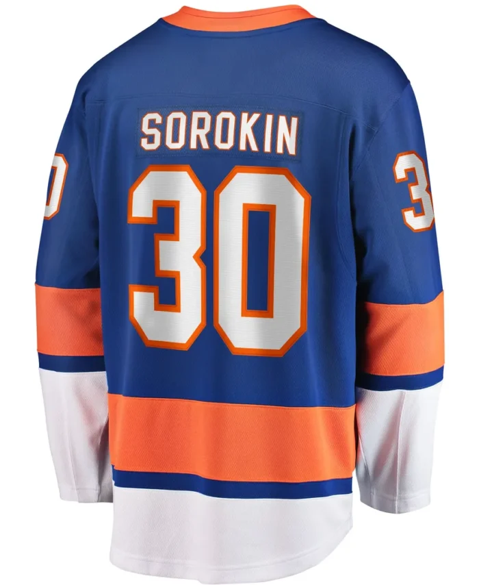 Ilya Sorokin New York Islanders Fanatics Home Breakaway Player Jersey - Royal