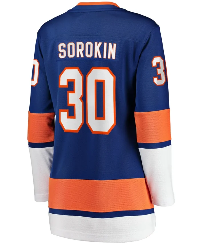 Ilya Sorokin New York Islanders Fanatics Women Home Breakaway Player Jersey - Royal