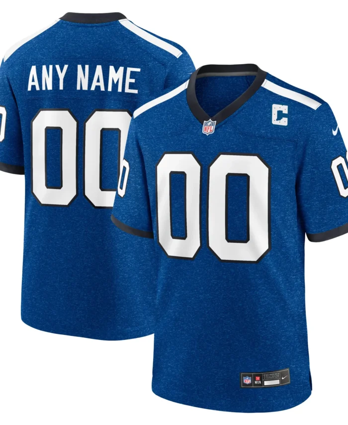 Indiana Nights Indianapolis Colts Alternate Custom Game Jersey - Blue