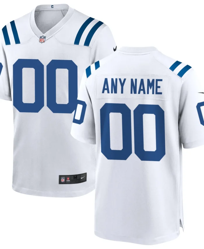 Indianapolis Colts Custom Game Jersey - White