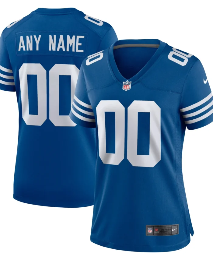 Indianapolis Colts Women's Alternate Custom Jersey - Royal