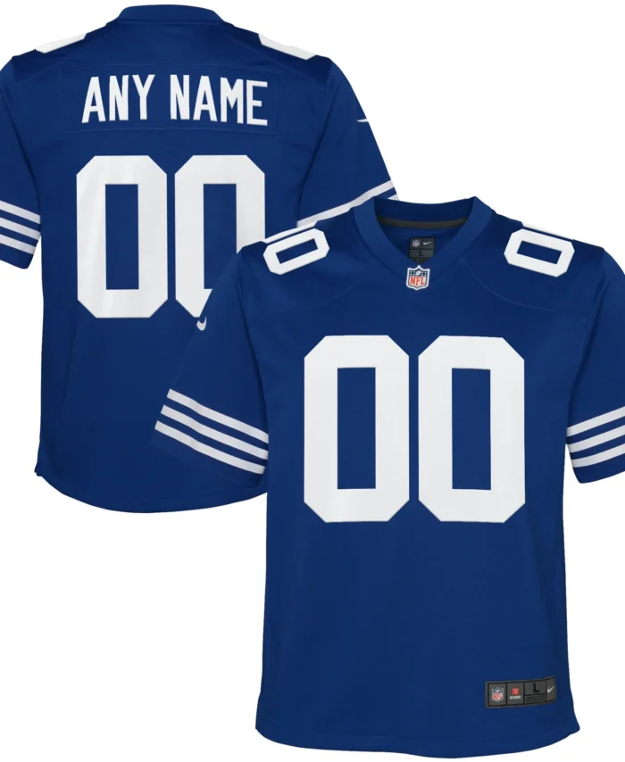 Indianapolis Colts Youth Alternate Custom Game Jersey - Royal
Customized Item