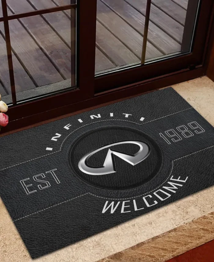 Upscale Automobile Doormat, All Over Print Doormat For Car Fans CAR169 - Black