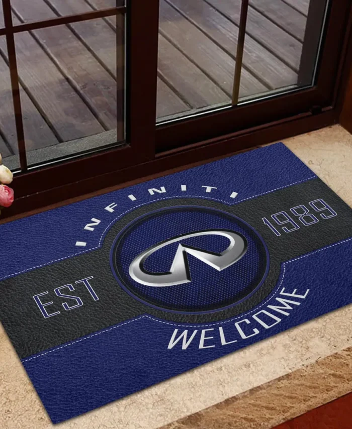 Modern Luxury Auto Doormat, All Over Print Doormat For Car Lovers CAR169 - Blue