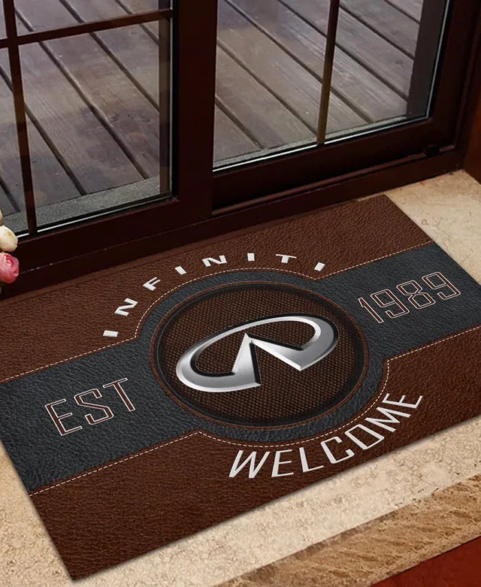 Premium Road Vehicle Doormat, All Over Print Doormat For Car Fans CAR169 - Brown