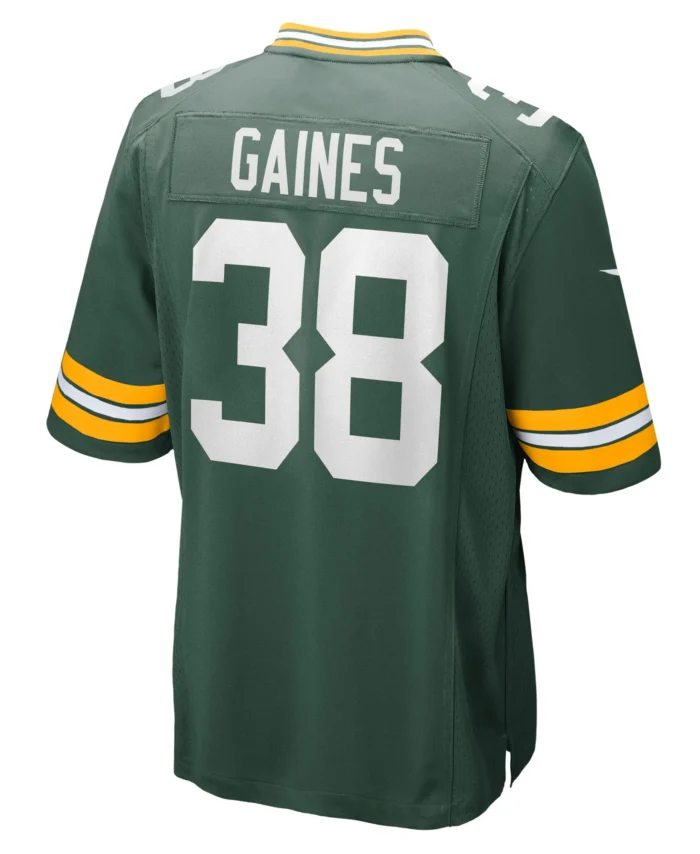 Innis Gaines Green Bay Packers Game Jersey - Green