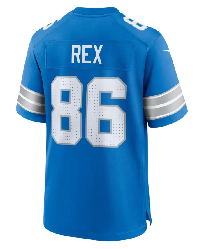Isaac Rex Detroit Lions Game Jersey -  Blue