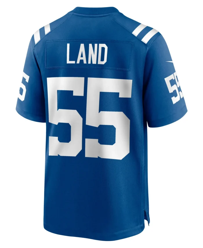 Isaiah Land Indianapolis Colts Team Game Jersey -  Royal