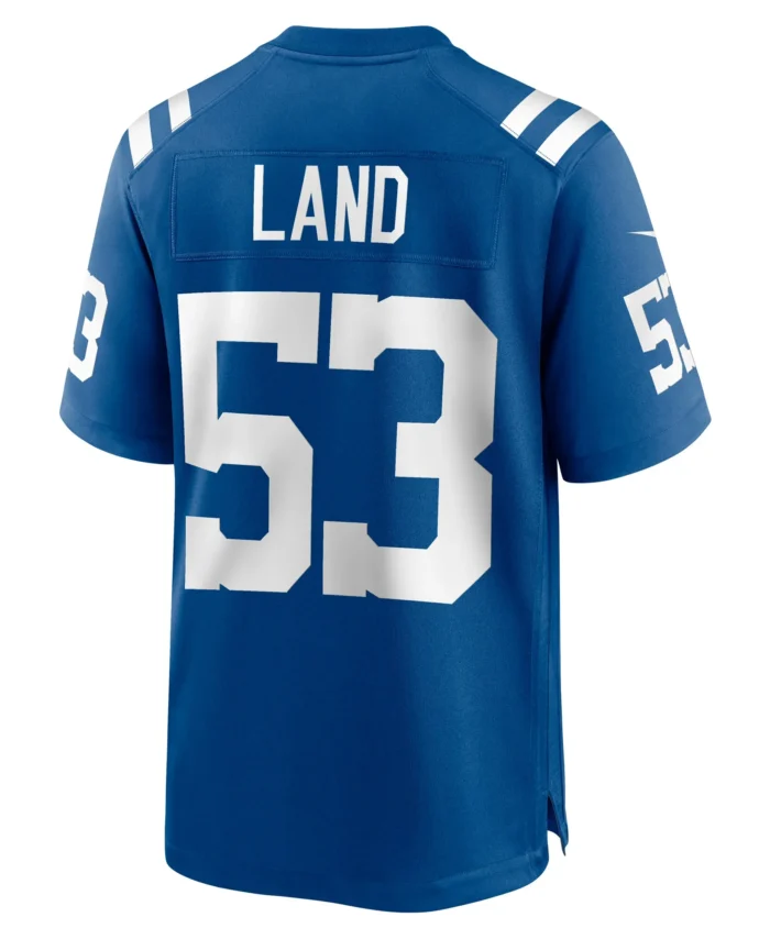 Isaiah Land Indianapolis Colts Team Game Jersey -  Royal