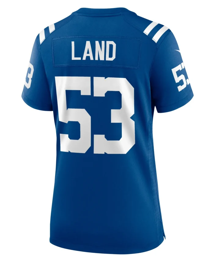 Isaiah Land Indianapolis Colts Women's Team Game Jersey -  Royal