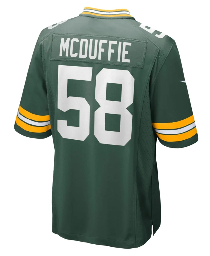 Isaiah McDuffie Green Bay Packers Game Jersey - Green