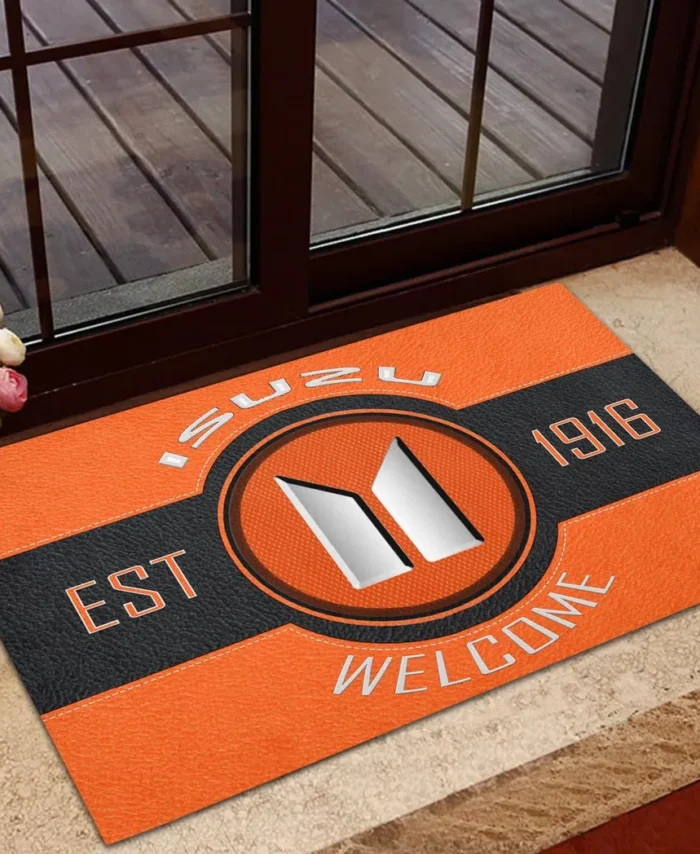 Long-Haul Vehicle Doormat, All Over Print Doormat For Car Lovers CAR169 - Orange