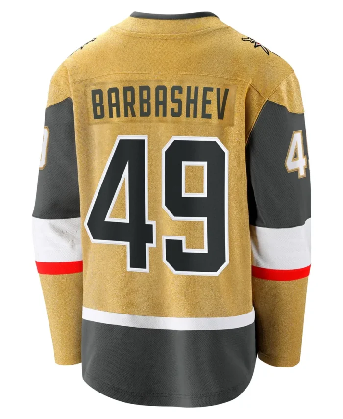 Ivan Barbashev Vegas Golden Knights Fanatics Home Breakaway Jersey - Gold
