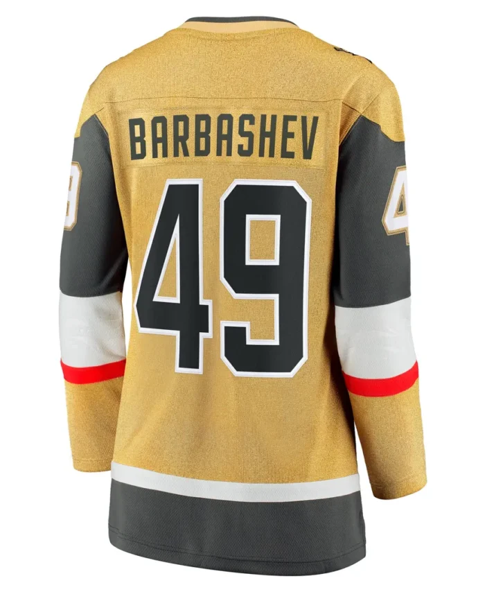 Ivan Barbashev Vegas Golden Knights Women Fanatics Home Breakaway Jersey - Gold