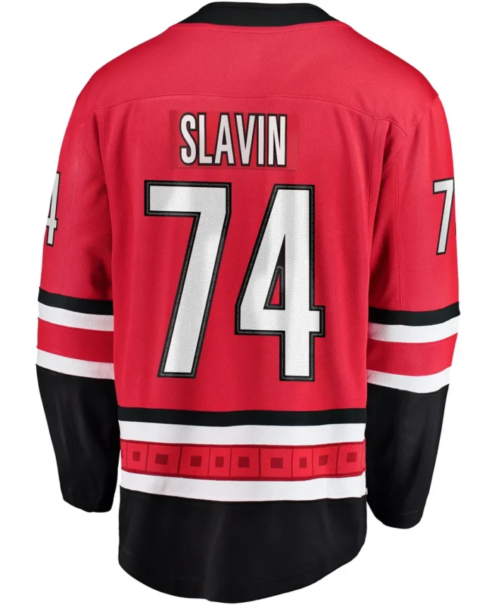 Jaccob Slavin Carolina Hurricanes Fanatics Alternate Breakaway Player Jersey - Red