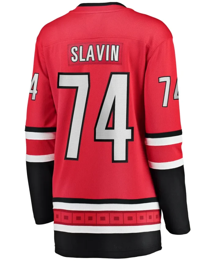 Jaccob Slavin Carolina Hurricanes Fanatics Women Alternate Breakaway Player Jersey - Red