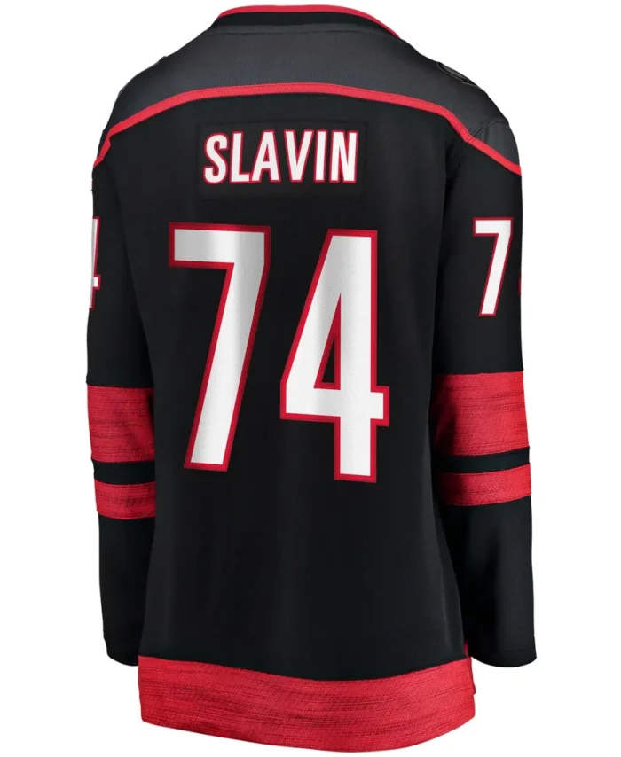 Jaccob Slavin Carolina Hurricanes Fanatics Women Home Breakaway Player Jersey - Black