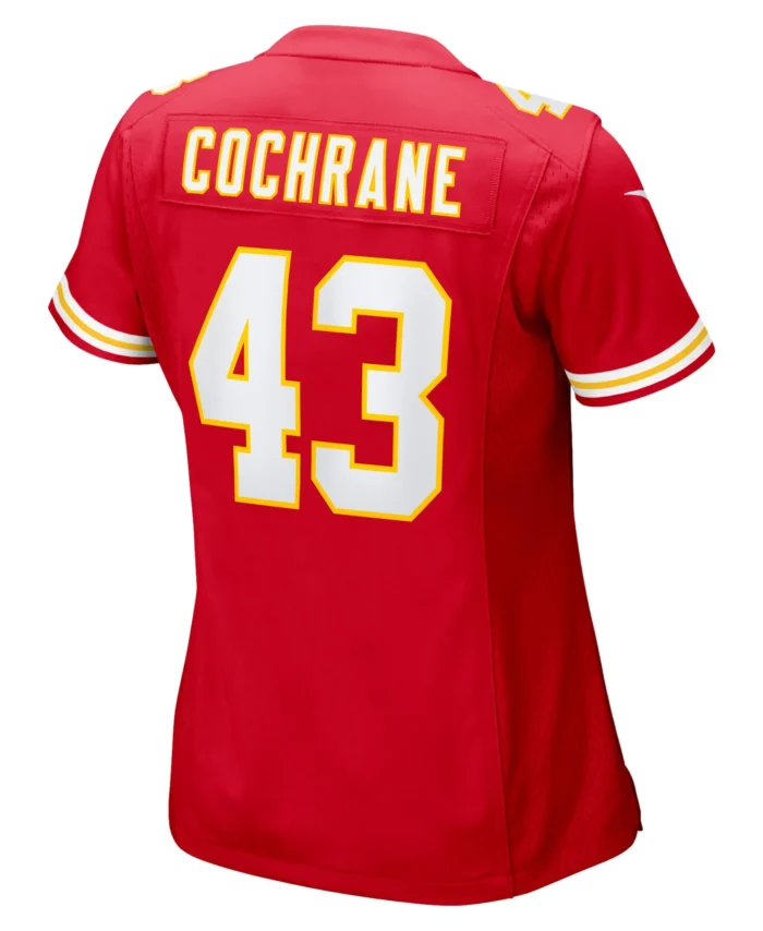 Jack Cochrane Kansas City Chiefs Women's Game Player Jersey - Red