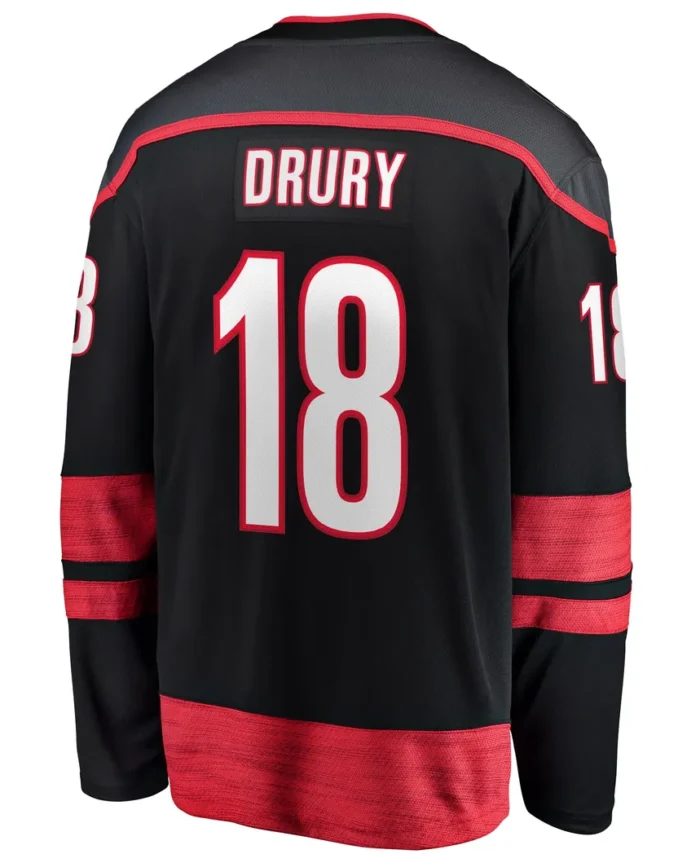 Jack Drury Carolina Hurricanes Fanatics Home Premier Breakaway Player Jersey - Black