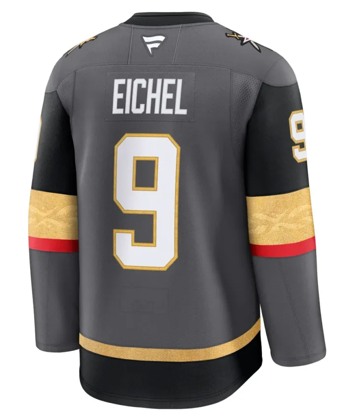 Jack Eichel Vegas Golden Knights Fanatics Alternate Premium Jersey - Gray