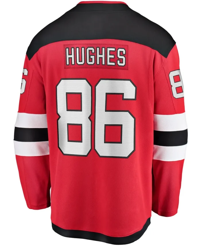 Jack Hughes New Jersey Devils Fanatics Breakaway Player Jersey - Red