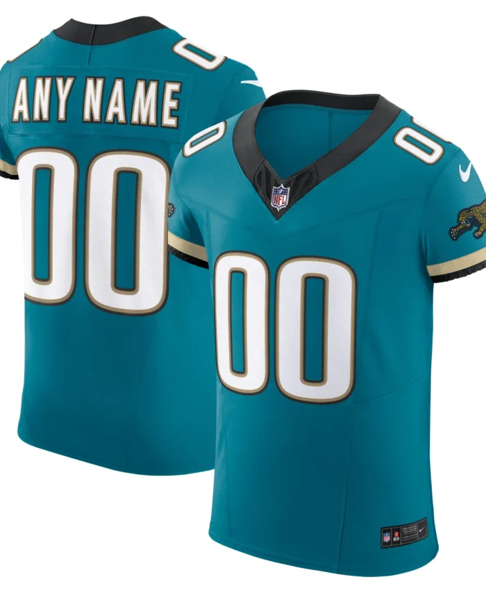 Jacksonville Jaguars Alternate Vapor F.U.S.E. Elite Custom Jersey -  Teal