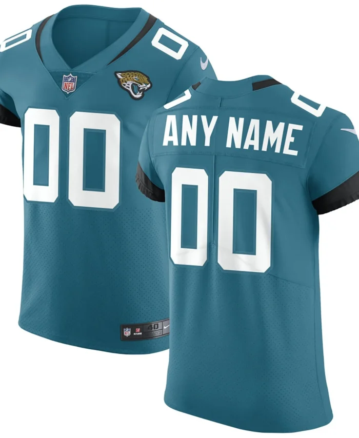 Jacksonville Jaguars Vapor Untouchable Elite Custom Jersey - Teal