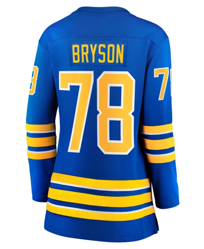Jacob Bryson Buffalo Sabres Fanatics Women Home Breakaway Player Jersey - Royal