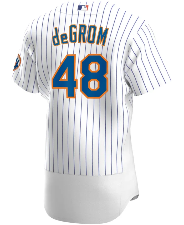 Jacob deGrom New York Mets Home Authentic Player Jersey - White
